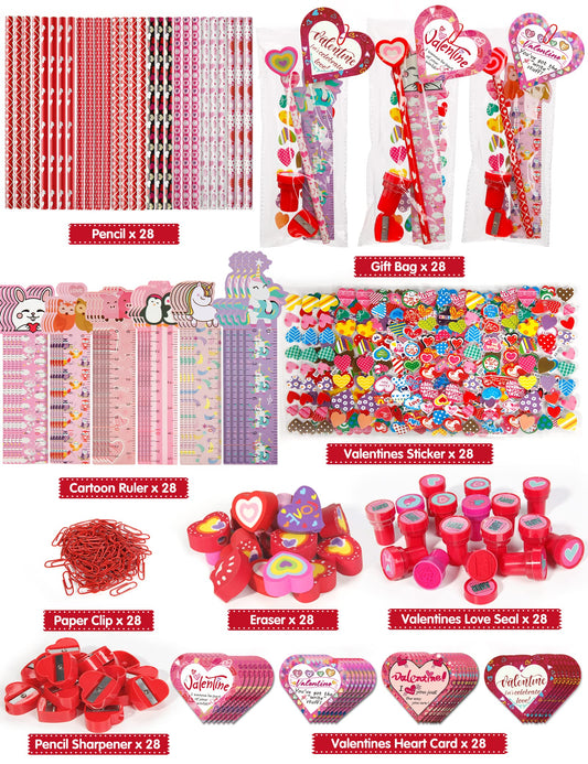 DG-Direct Valentines pencil with heart eraser for kids