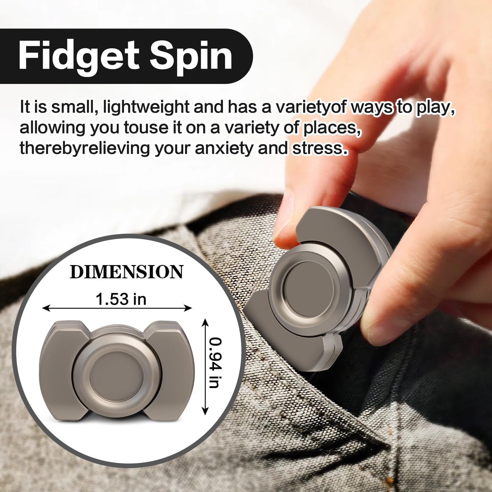 D.G.PLAYER 3-in-1 fidget clicker offers discreet stress relief in meetings.