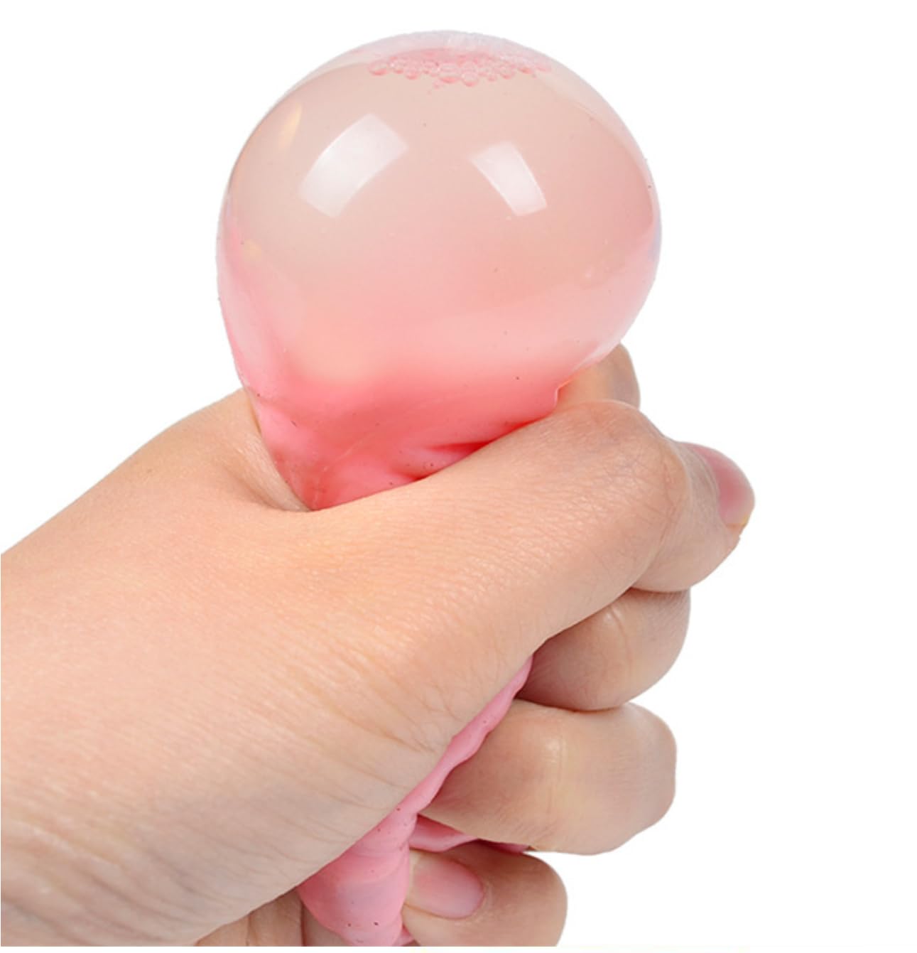 Dhjrefhhd teal brain stress-relief prop provides satisfying squeeze at work.