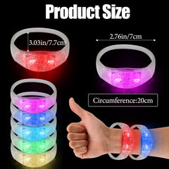 Dhseinat LED bracelets durable glow ideal for celebrations and events.