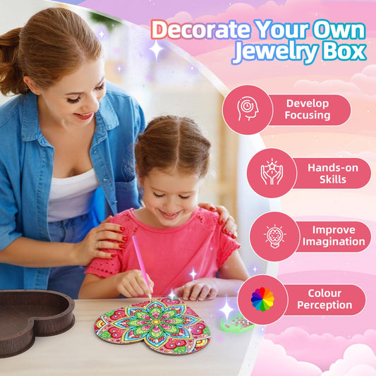Diakud jewelry box diamond painting—perfect storage while crafting.