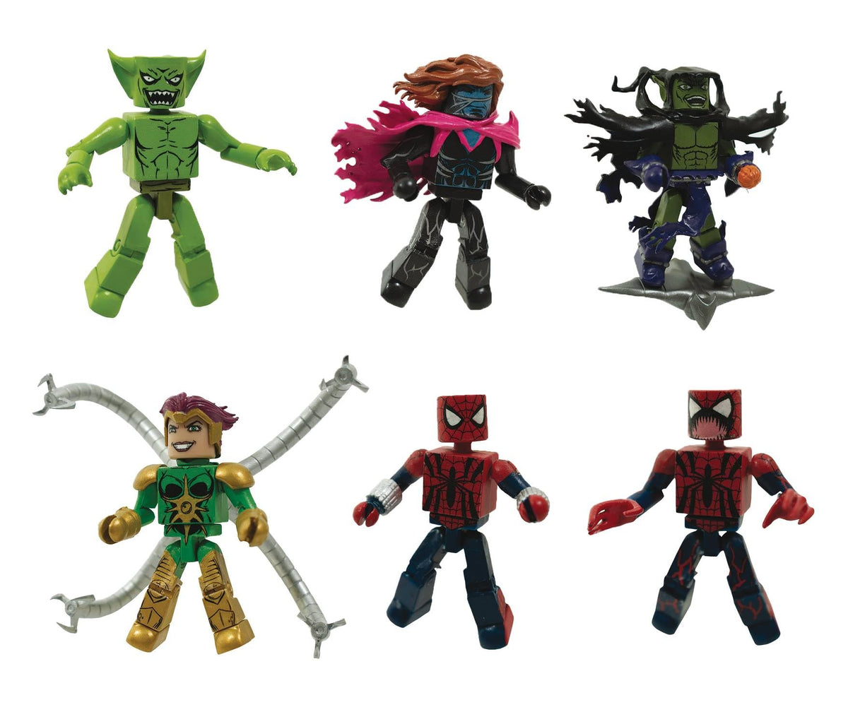 Diamond Select Toys Spider-Man Clone Saga Deluxe Minimates set ideal for display and collection.