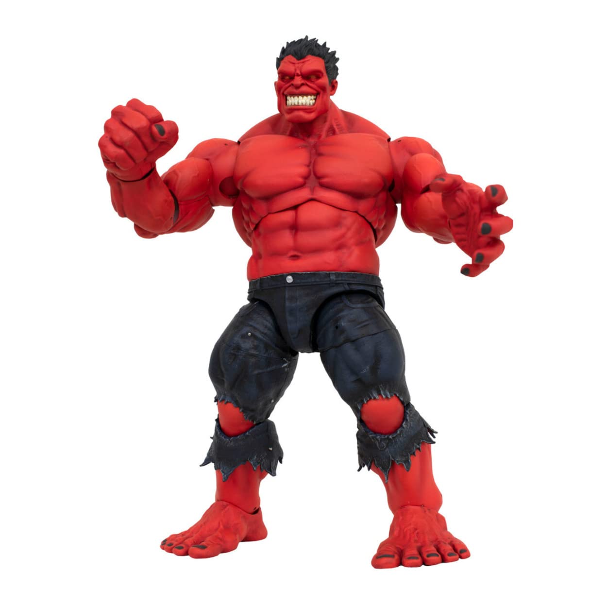 Diamond Select Toys Marvel Select Red Hulk ready for diorama posing and action scenes