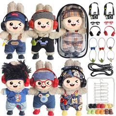 Diaomao Labubu outfits for 17cm doll, stylish and ready for adventures.