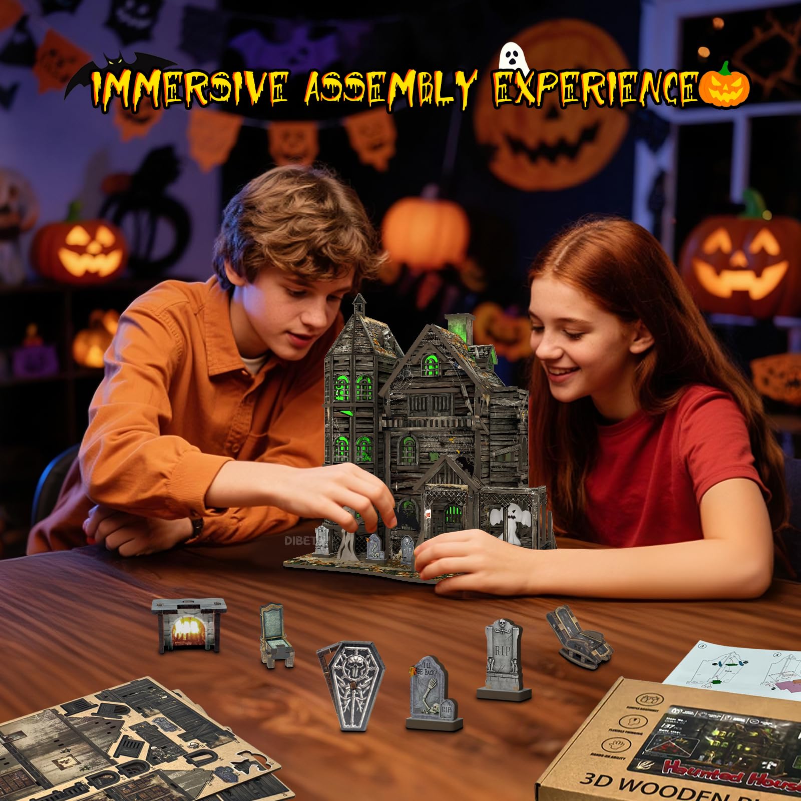 Dibetoy haunted house gift packaging makes a thoughtful craft gift