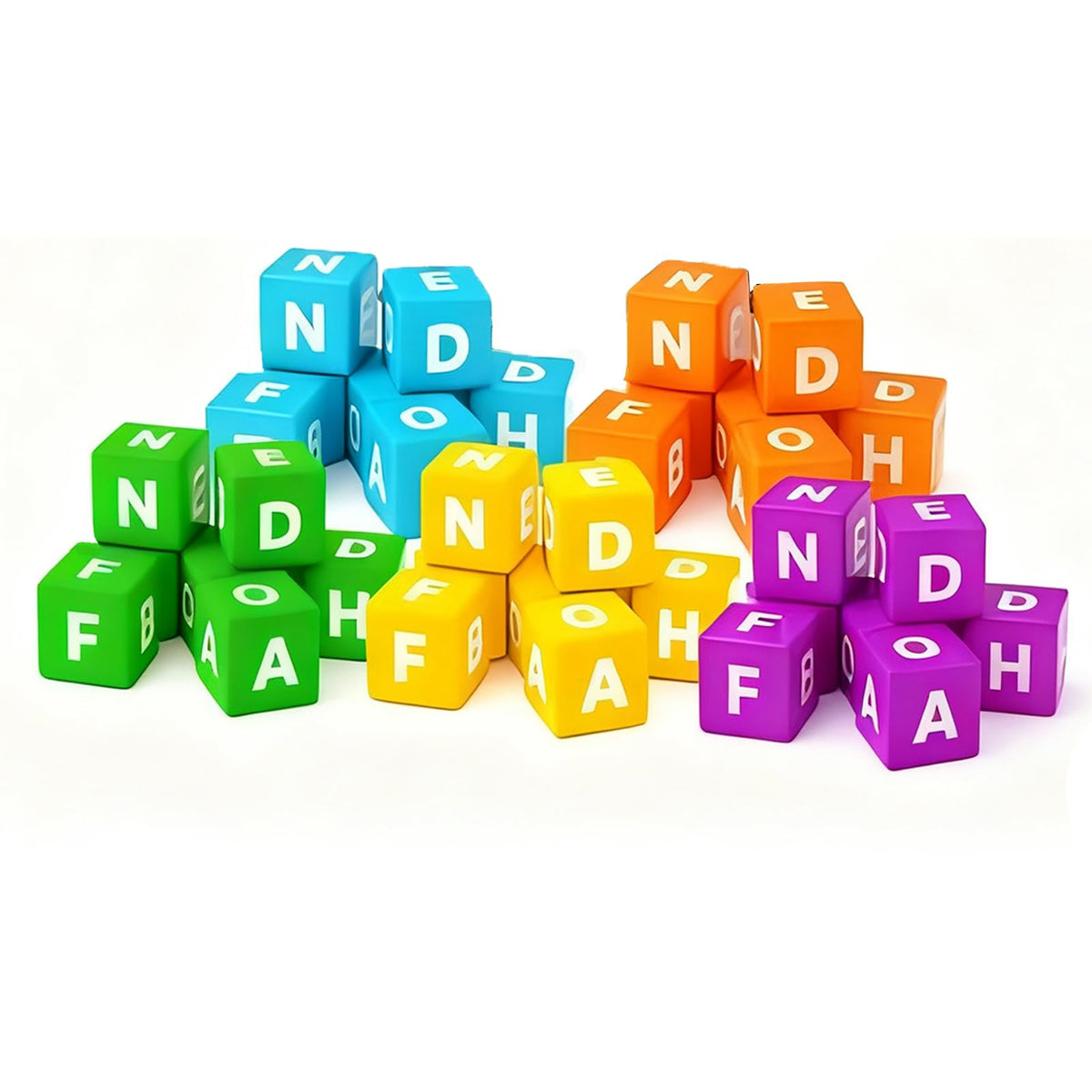 Dice Game: giant dice in action fueling fast wordplay and family fun.