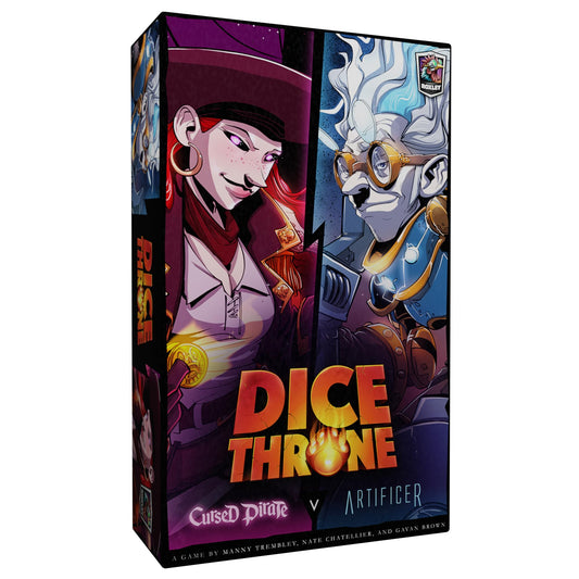 Dice Throne: Cursed Pirate dice ready for fast, tactical duels.