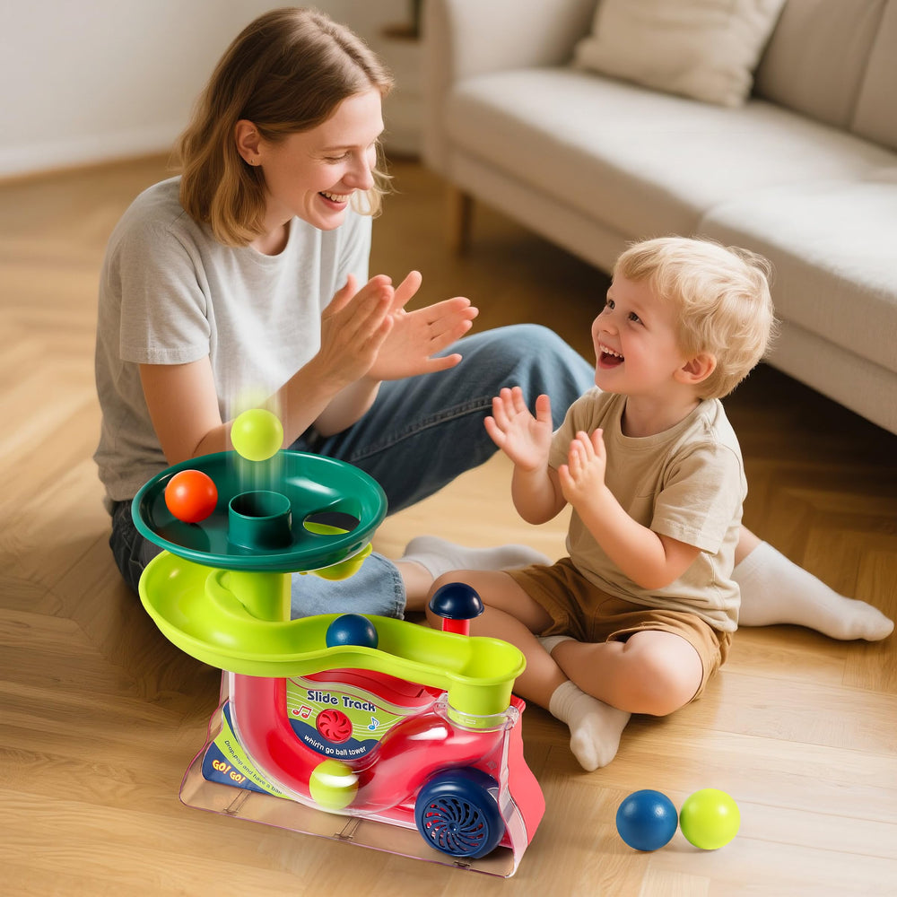 Didklom Busy Ball Popper BPA-free materials and easy-clean design.