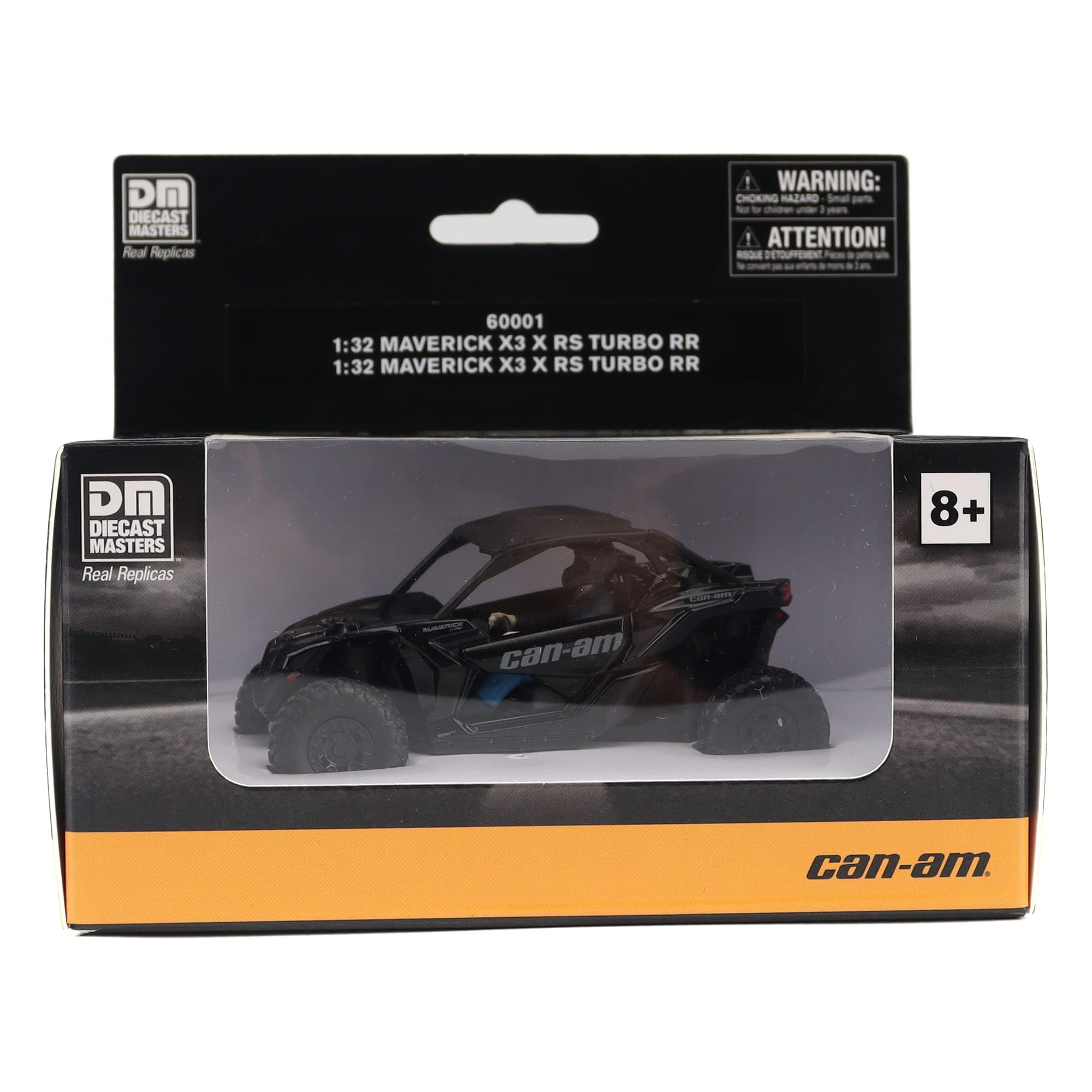 Diecast Masters Can-Am Maverick X3 rear view highlights finish and silhouette.