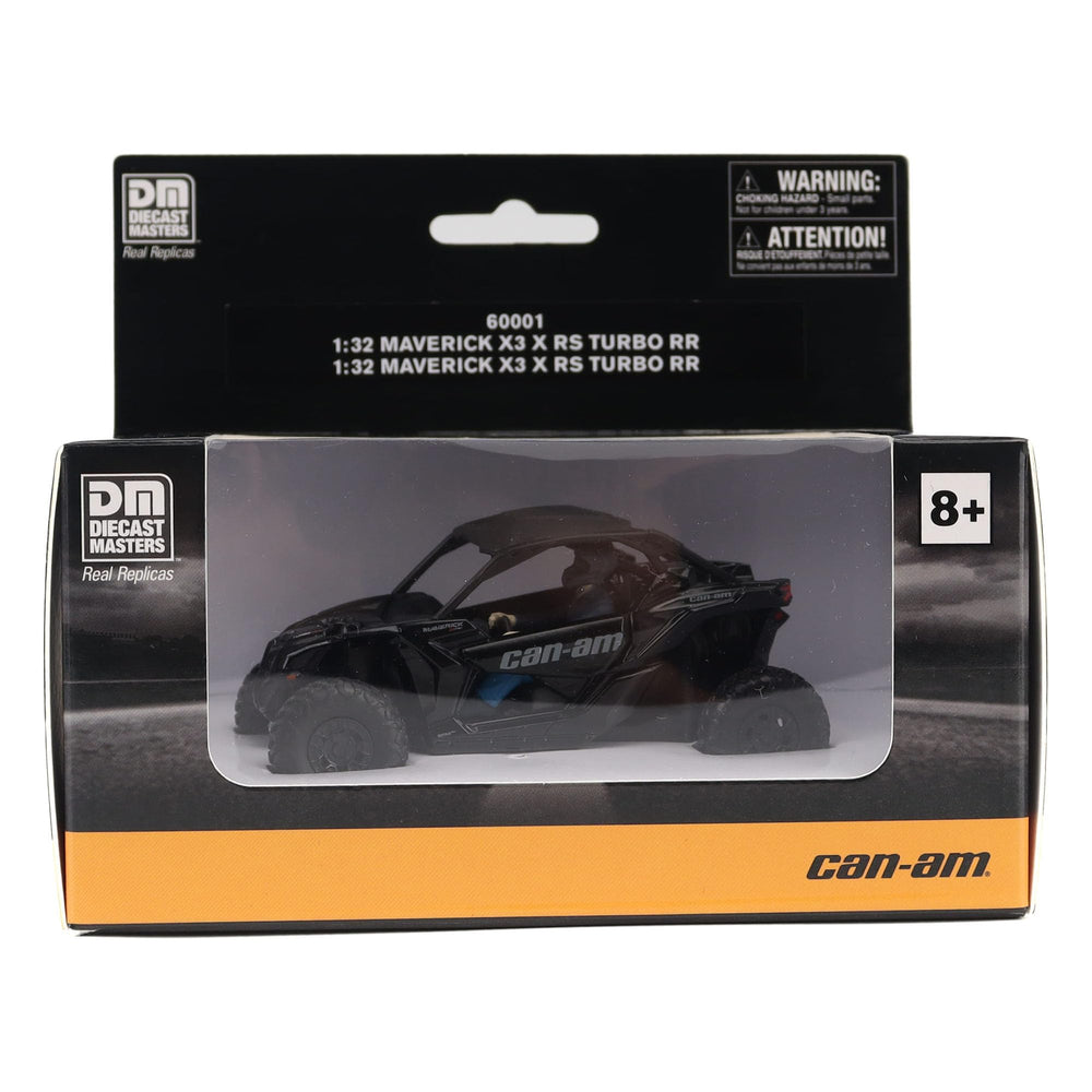 Diecast Masters Can-Am Maverick X3 rear view highlights finish and silhouette.