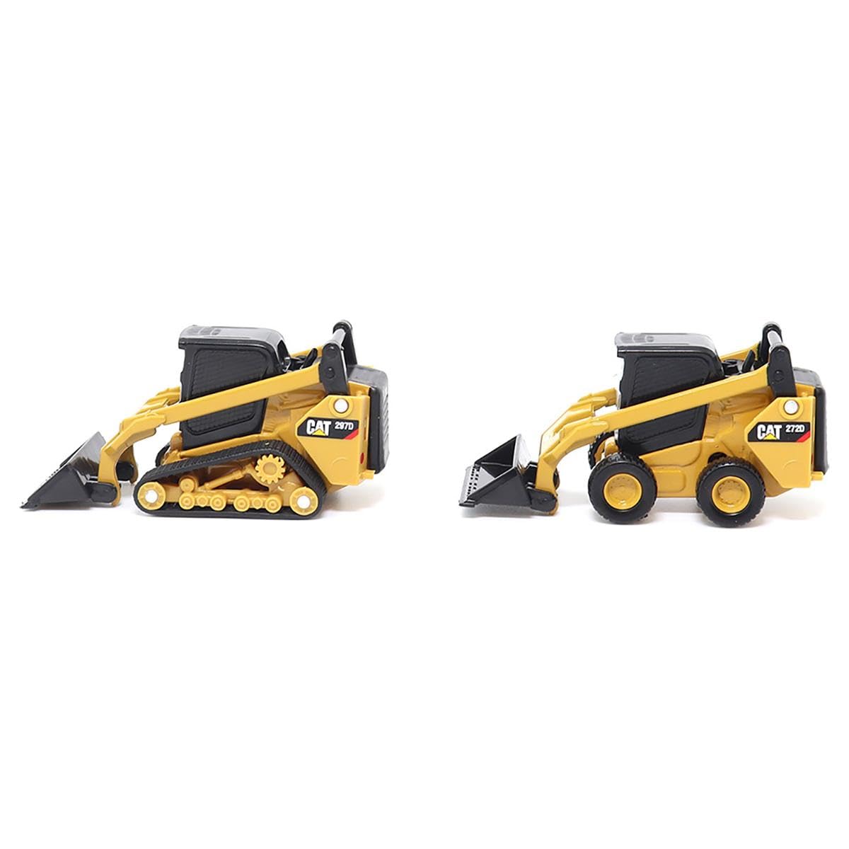 Diecast Masters Caterpillar 272D2 skid steer loader cab detail showing realistic interior.
