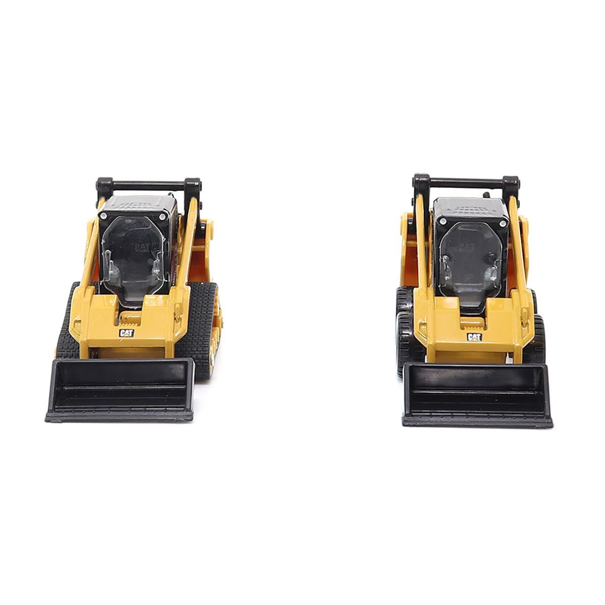 Diecast Masters Caterpillar 272D2 skid steer loader poseable arms for display and play.