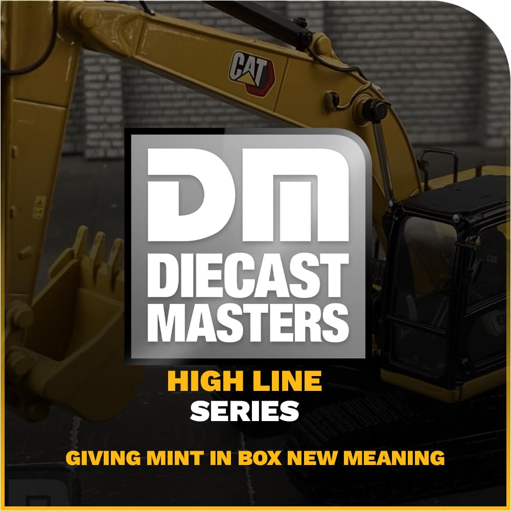 Diecast Masters Caterpillar 336 Next Gen excavator detailed cab interior for authenticity