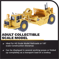 Diecast Masters Caterpillar 627G rear view shows detailed work