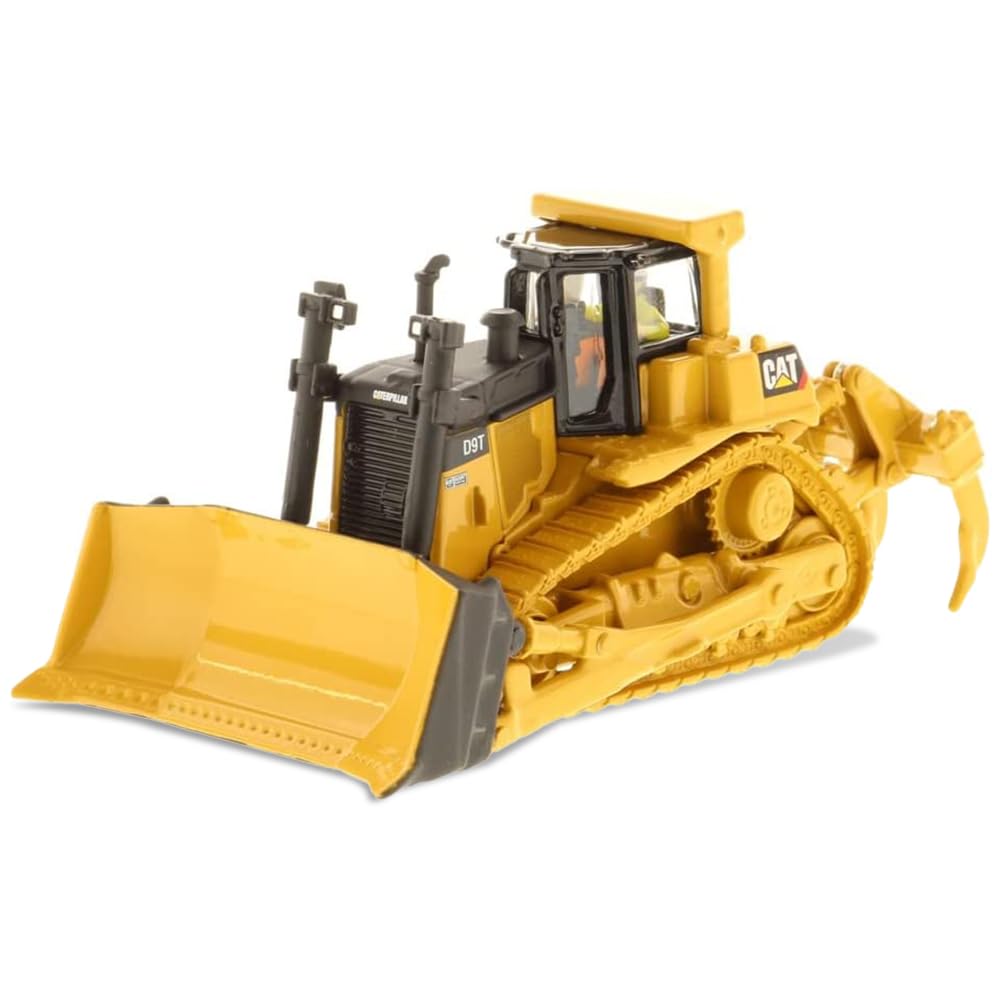 Diecast Masters Caterpillar D9T front view model for display and collection