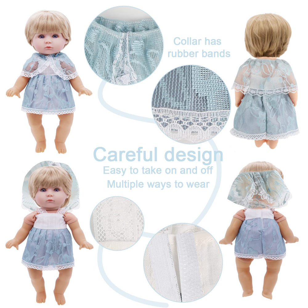 Digabi Alive-Baby 12-inch doll outfits set 2 for versatile styling
