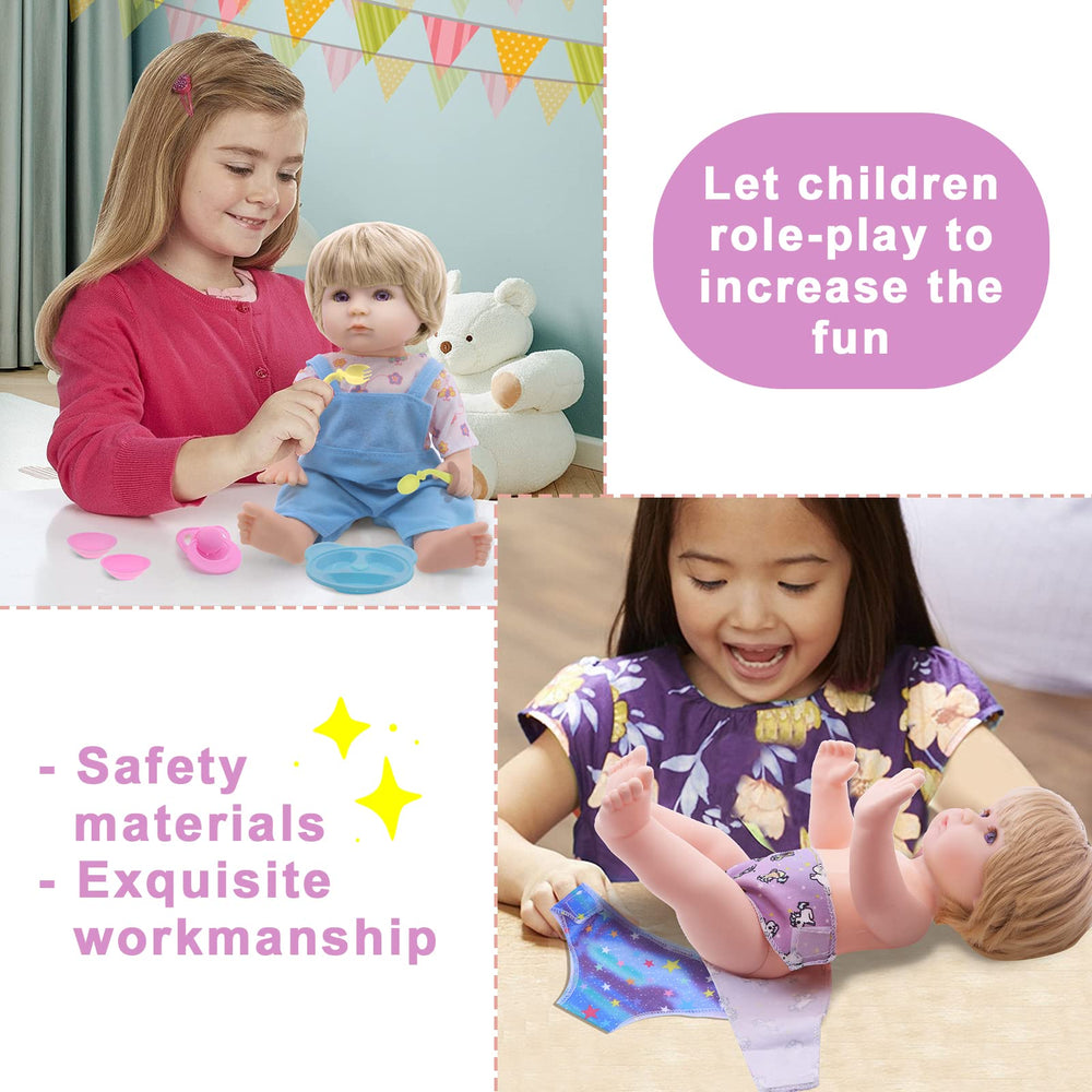 Digabi doll diaper set for nurturing pretend play