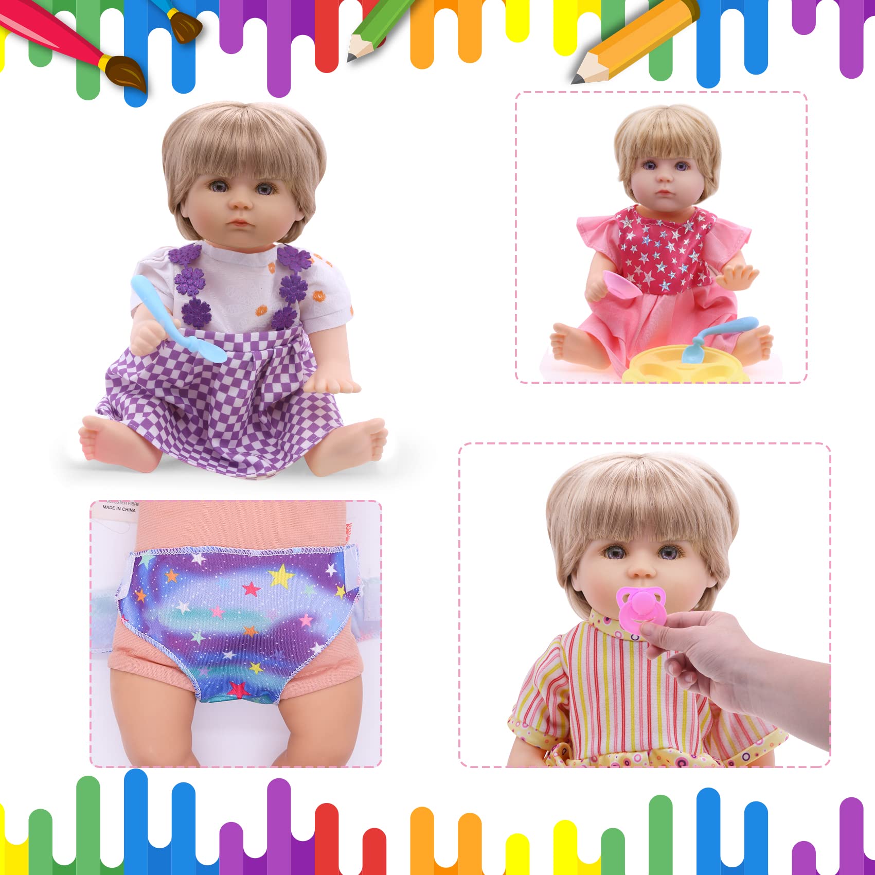 Digabi small bowls collection for cozy kitchen pretend-play moments