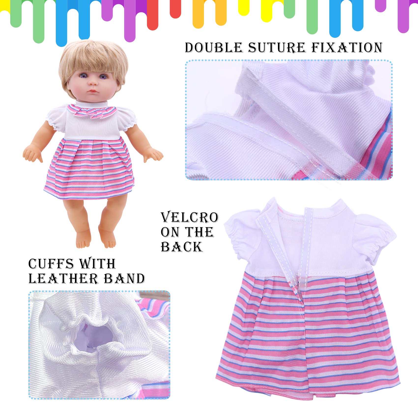Digabi zipper bag keeps doll accessories organized