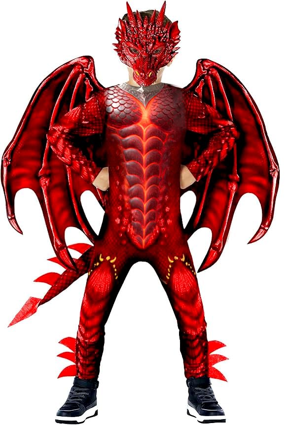 Digi Dragon Costume durable design for repeated adventures and easy cleaning.