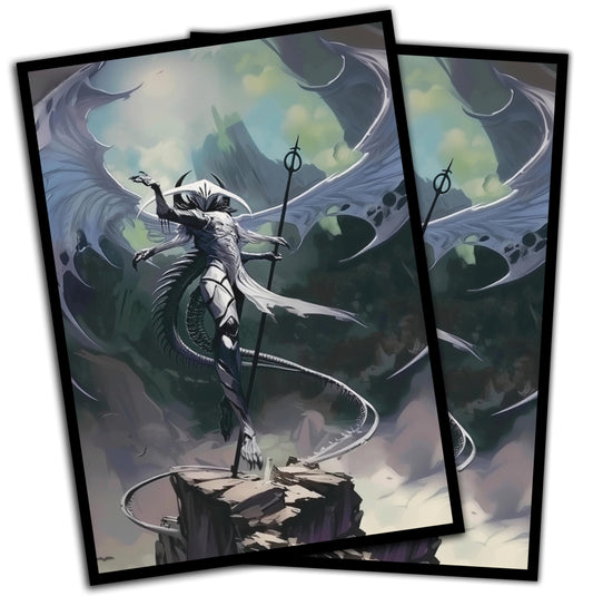 Digital Sorcery Studio Angel Horror Sleeves front art highlight for protective, dramatic MTG cards
