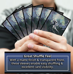 Digital Sorcery Studio Angel Horror Sleeves matte back for smooth shuffles and non-slip handling