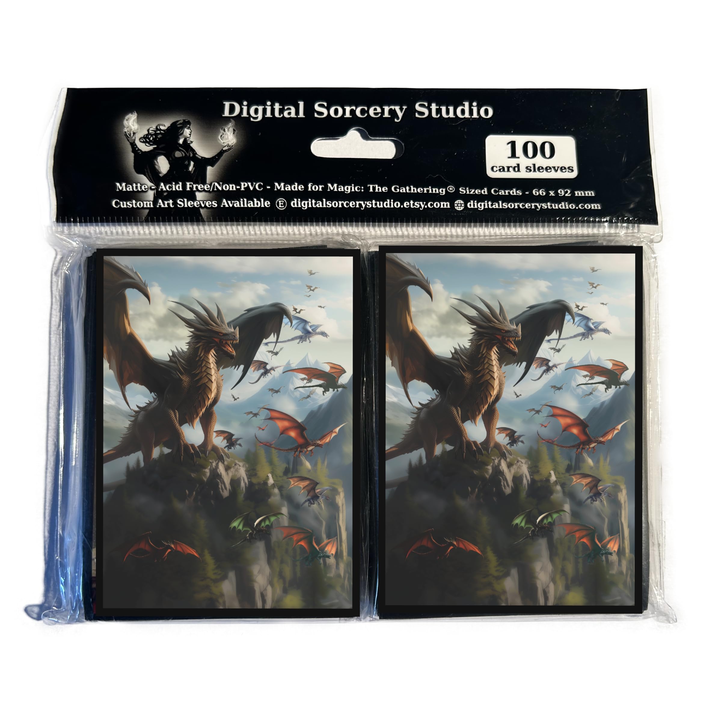 Digital Sorcery Studio Perfect gift for card game lovers seeking style and protection