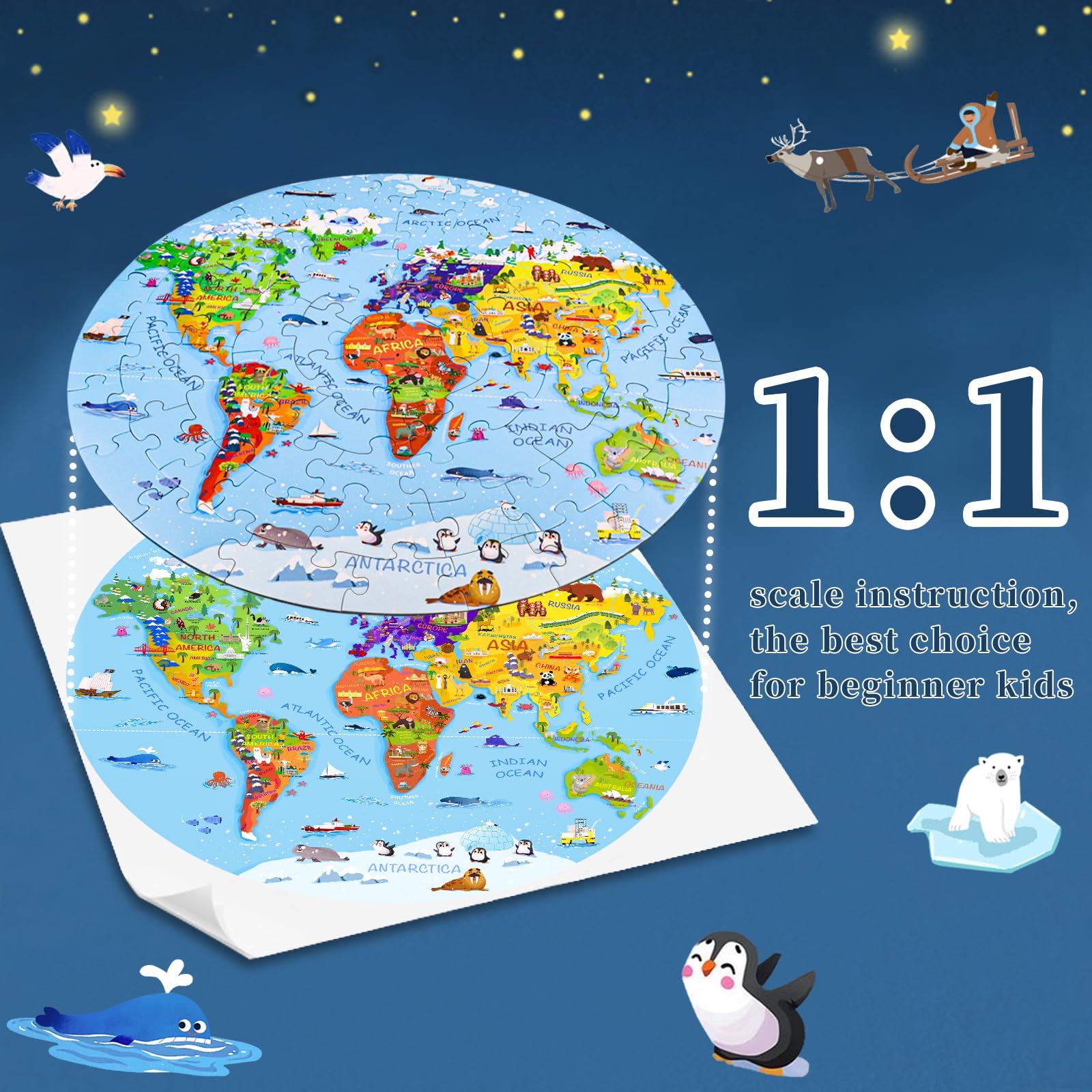 DIGOBAY educational puzzle supports observation and concentration during geography play.