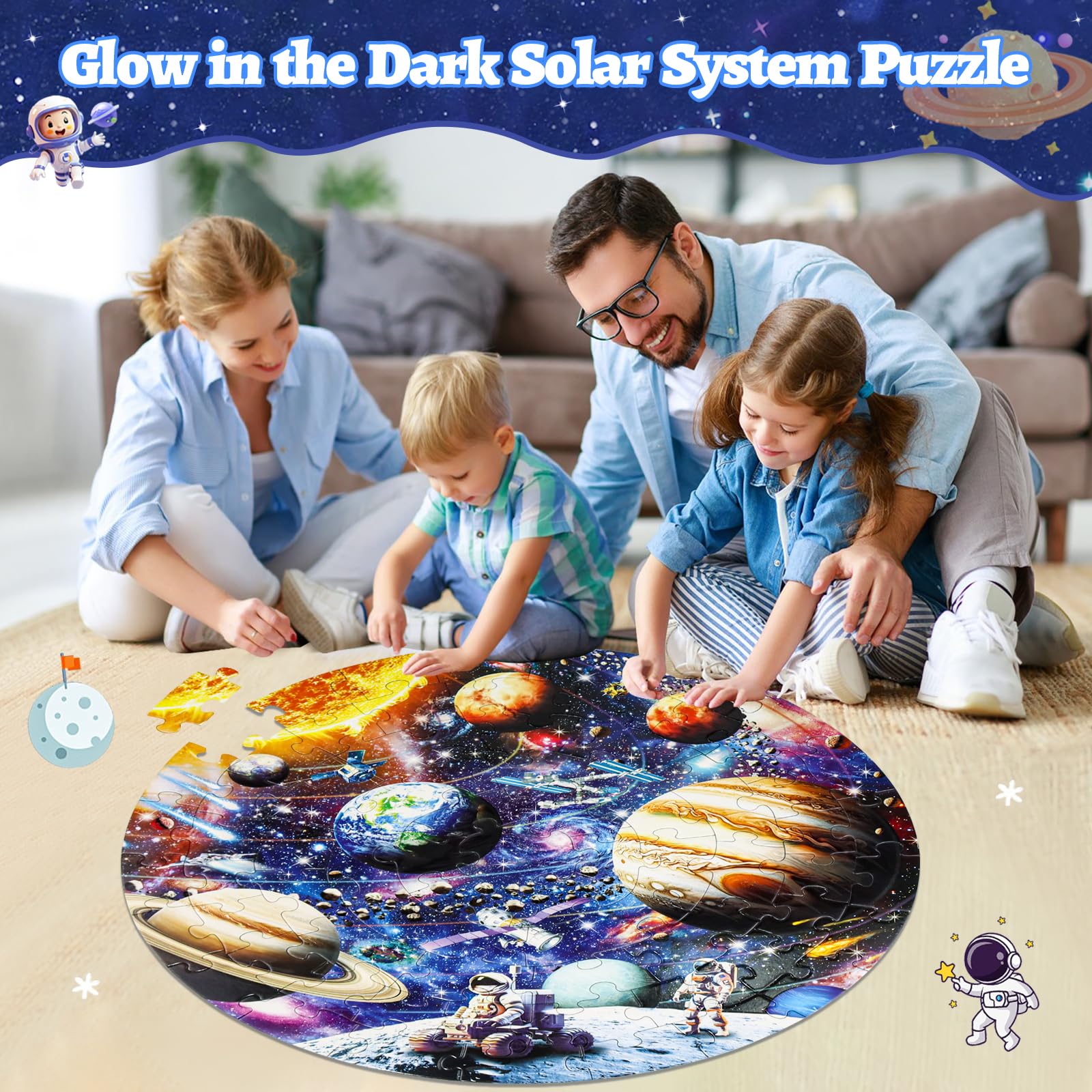 DIGOBAY large solar system puzzle makes a thoughtful educational gift