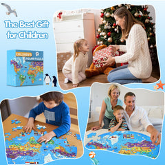 DIGOBAY Glow Map Puzzle non-toxic materials offer peace of mind.
