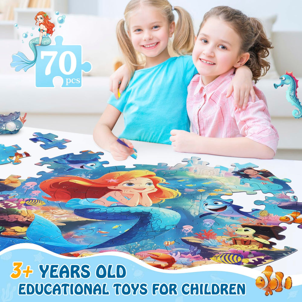 DIGOBAY mermaid set, ideal gift for ages 3-5, 4-6, 6-8.