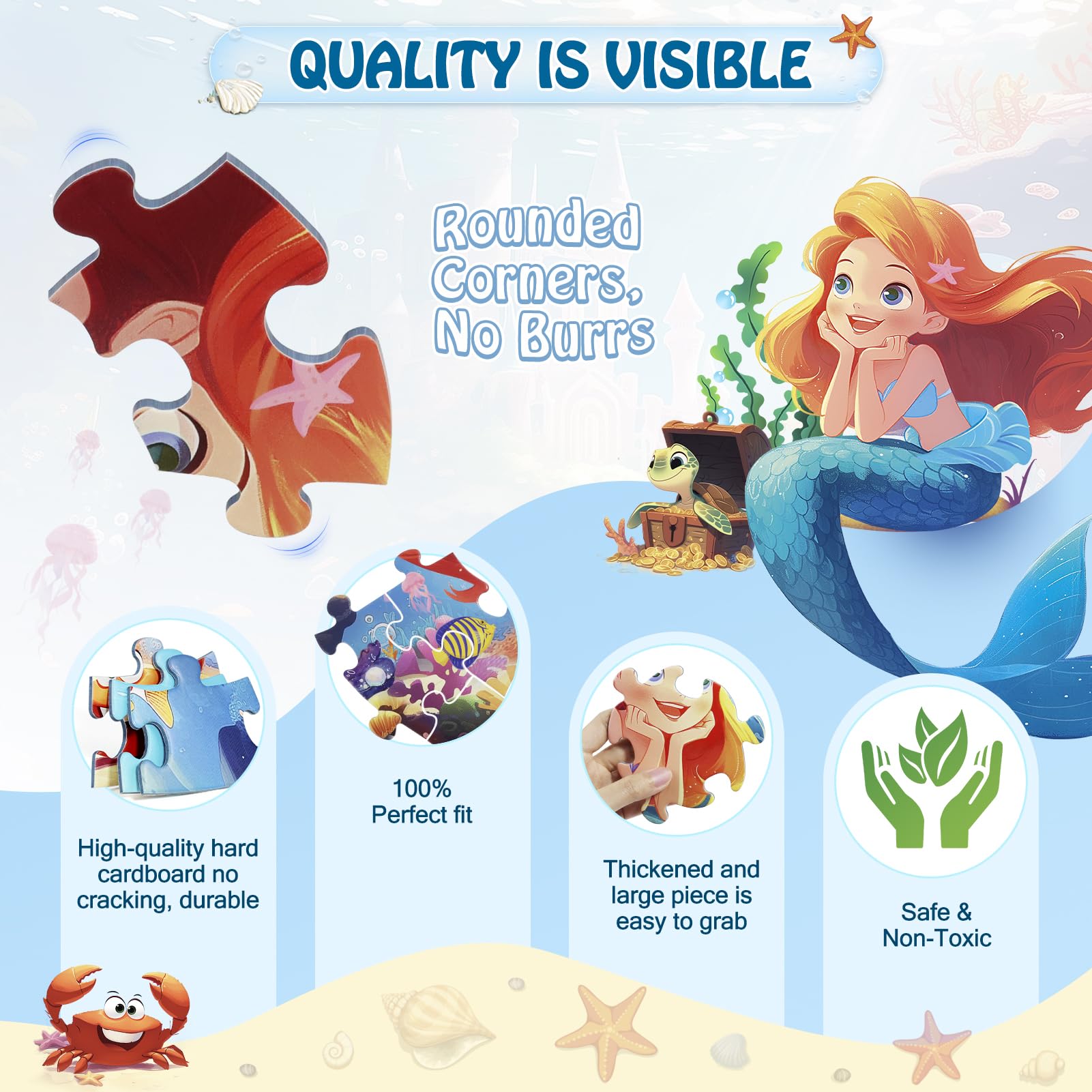 DIGOBAY mermaid underwater base scene, stimulates imagination and storytelling.