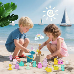Diinokiy luminous flamingo figure adds tropical accent to fairy gardens.