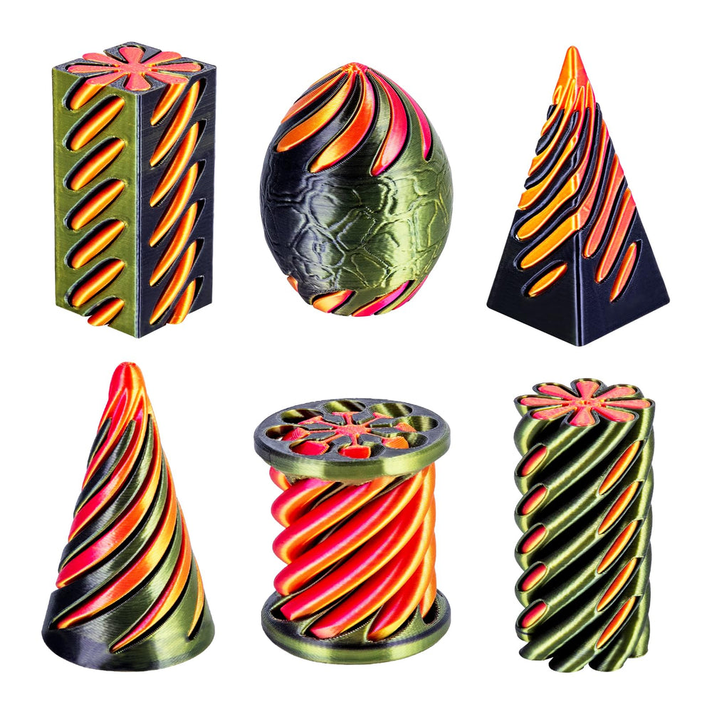 Dikale spiral cone six-pack front view for desk stress relief.