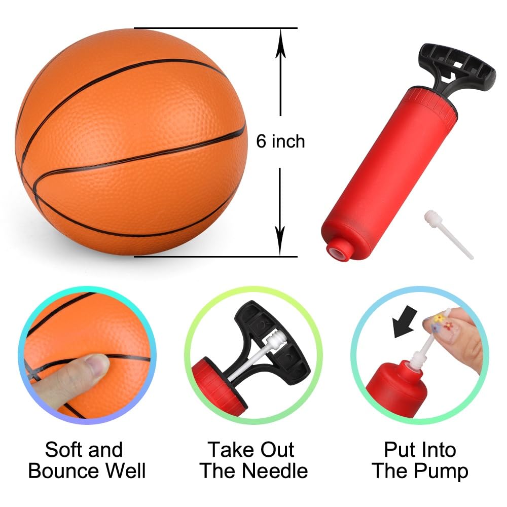 Dilabnba balance-throw mini basketball supports playful tossing and coordination.