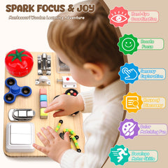 Dilabnba travel-friendly board features compact size for planes and car rides.