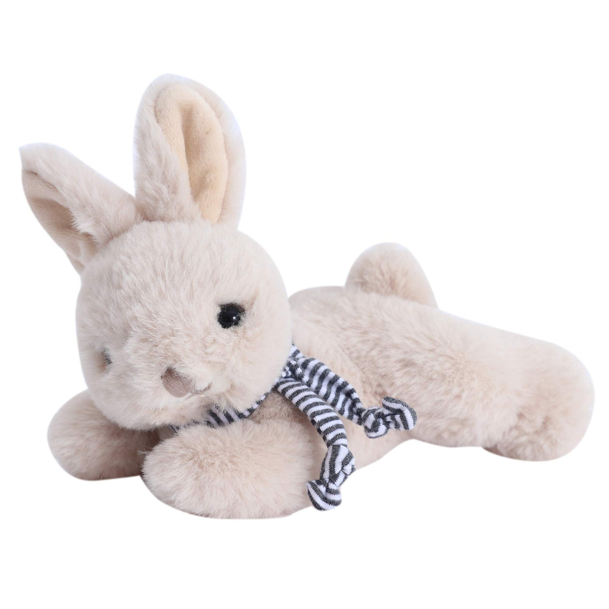 DILLY DUDU beige bunny plush, 6-inch size, ideal for snug hugs