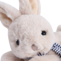 DILLY DUDU beige bunny plush with silky soft fur for cuddling