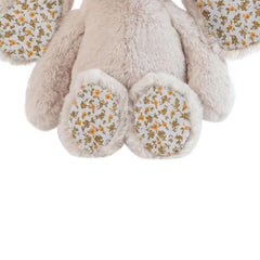 DILLY DUDU Blossom Bunny soft beige fabric invites gentle cuddling and comfort.