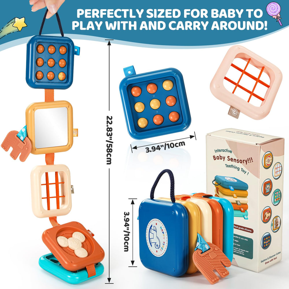 Dilovely Busy Board Morandi color palette enhances visual focus during play.