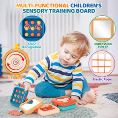 Dilovely Busy Board spinning gears encourages hands-on problem-solving and coordination.