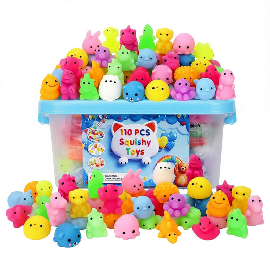 DIMATIMA mochi squishy dinosaurs for party favors and sensory play.