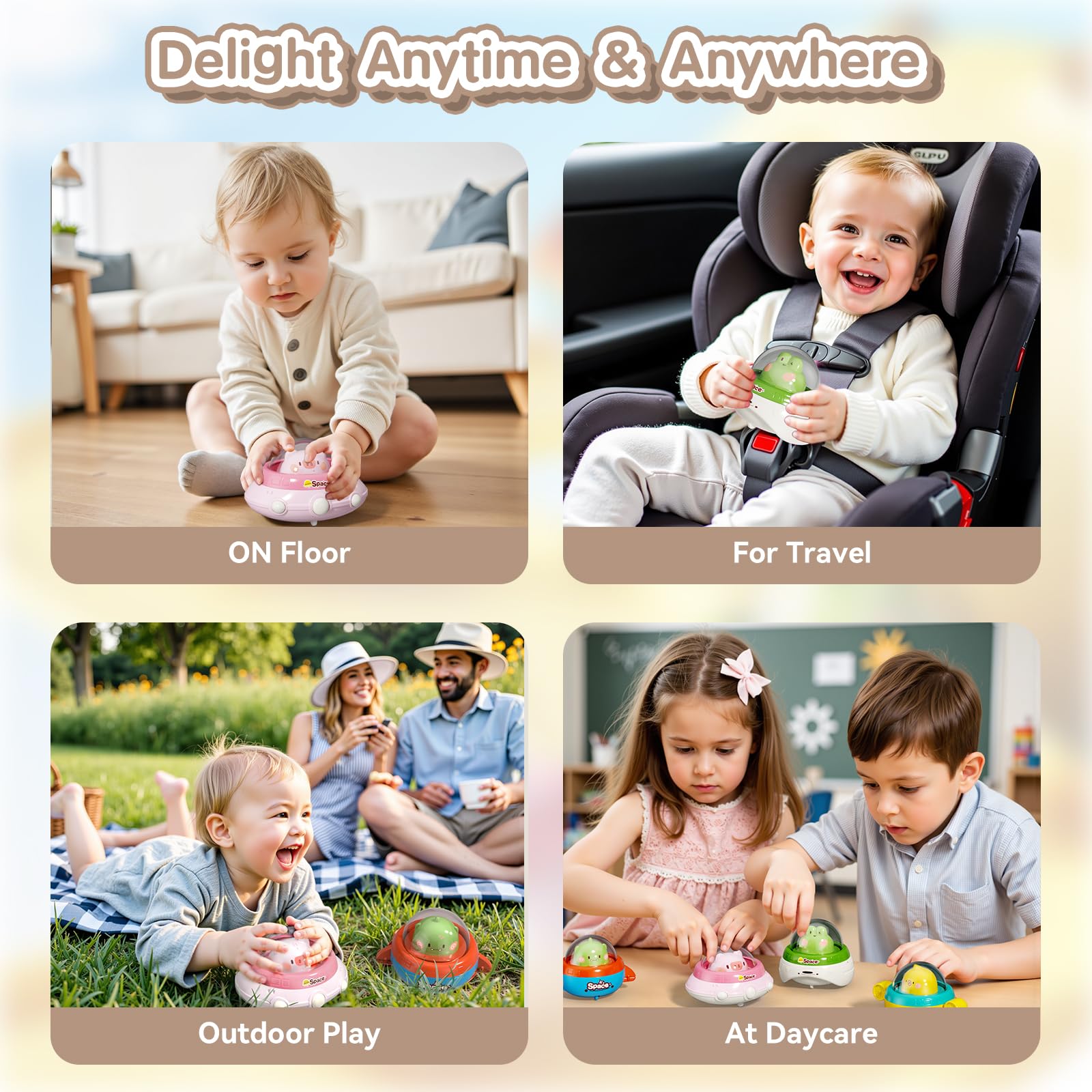 Dimoarch educational play car supports early motor skills development