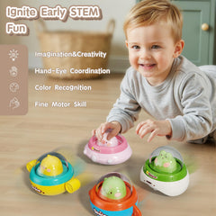 Dimoarch press-and-go toy emphasizes safety with durable plastic