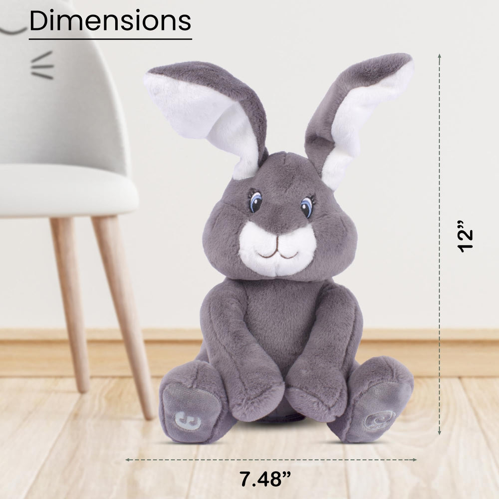 Dimple Milo Bunny volume controls help caregivers tailor sound levels.