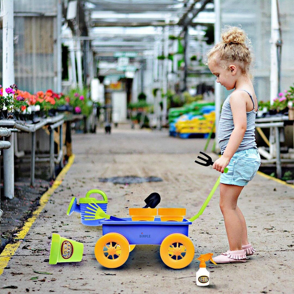 Dimple four pretend pots promote planting and sensory exploration.