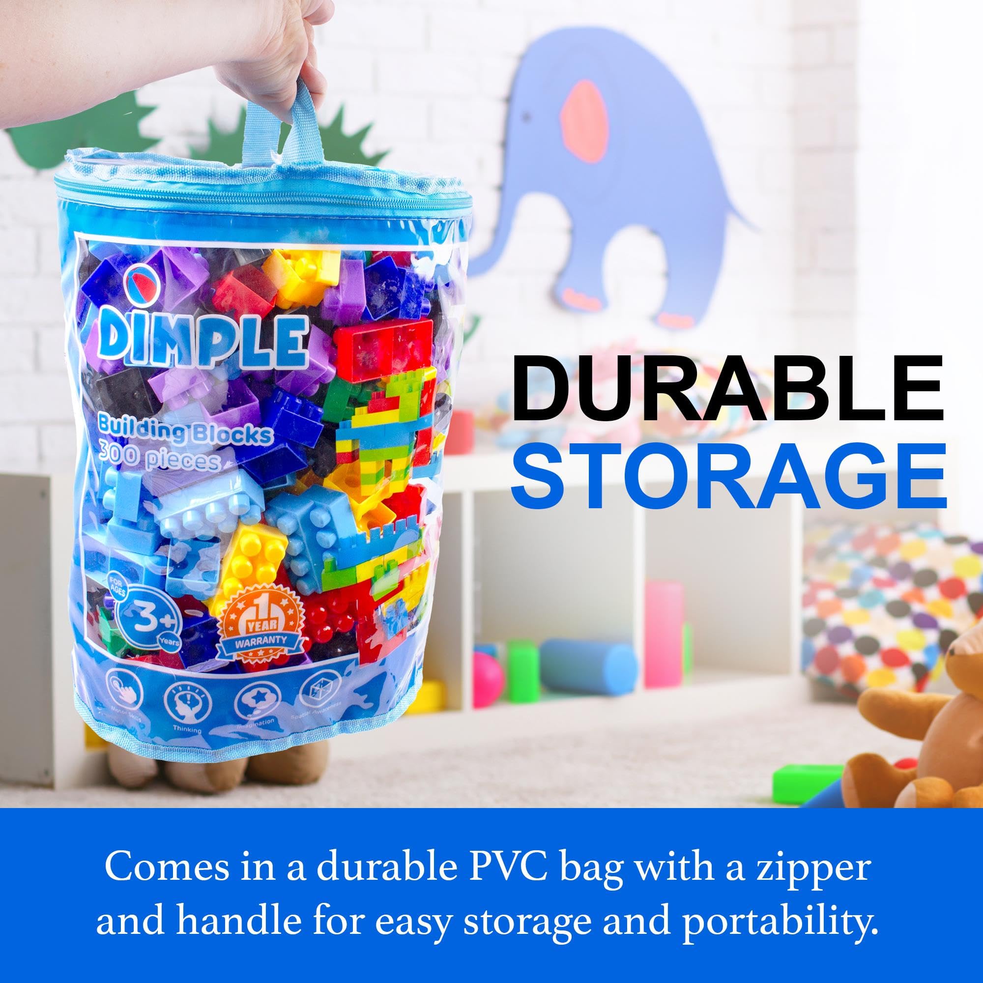 Dimple versatile birthday gift blocks for open-ended play