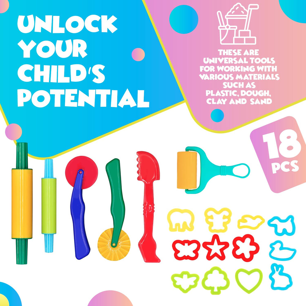 Durable DIMROM play dough tools designed for long-lasting classroom and home use