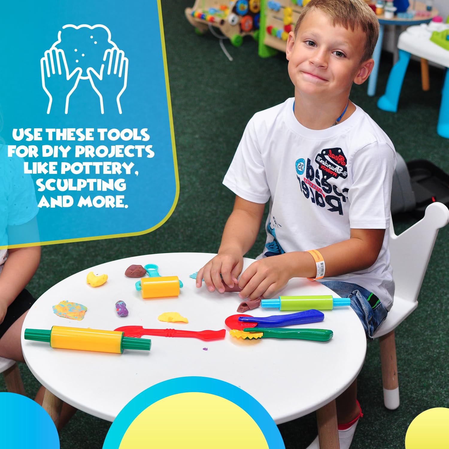 DIMROM shapes cutters simplify creating figures and patterns in playdough