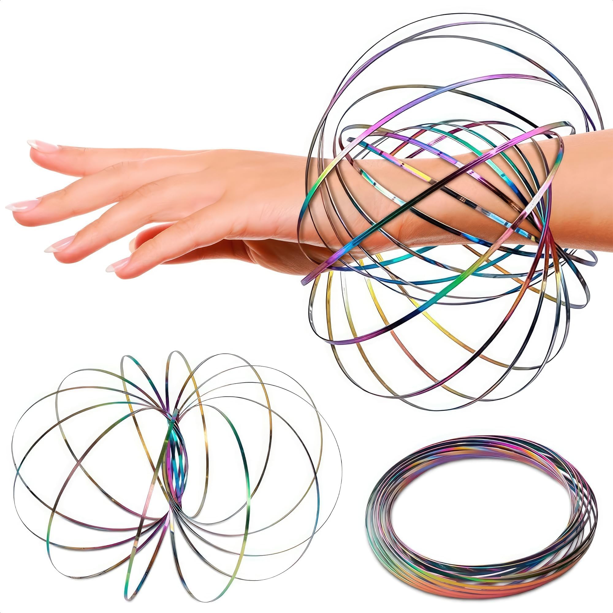DIMROM Flow Ring Spinner color-change motion for calming focus during work